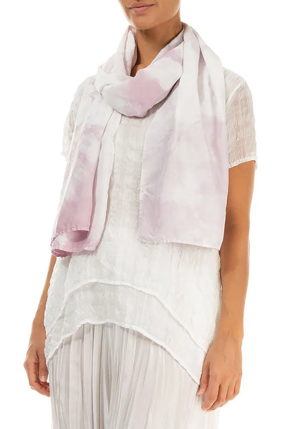 Liquid Lilac Pure Silk Scarf 3
