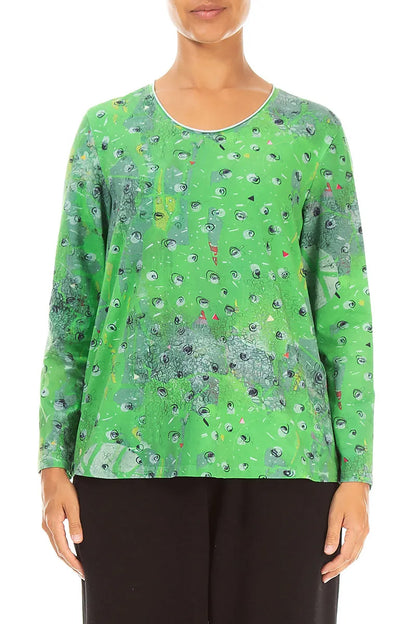 Relaxed Meadow Cotton Blouse 1