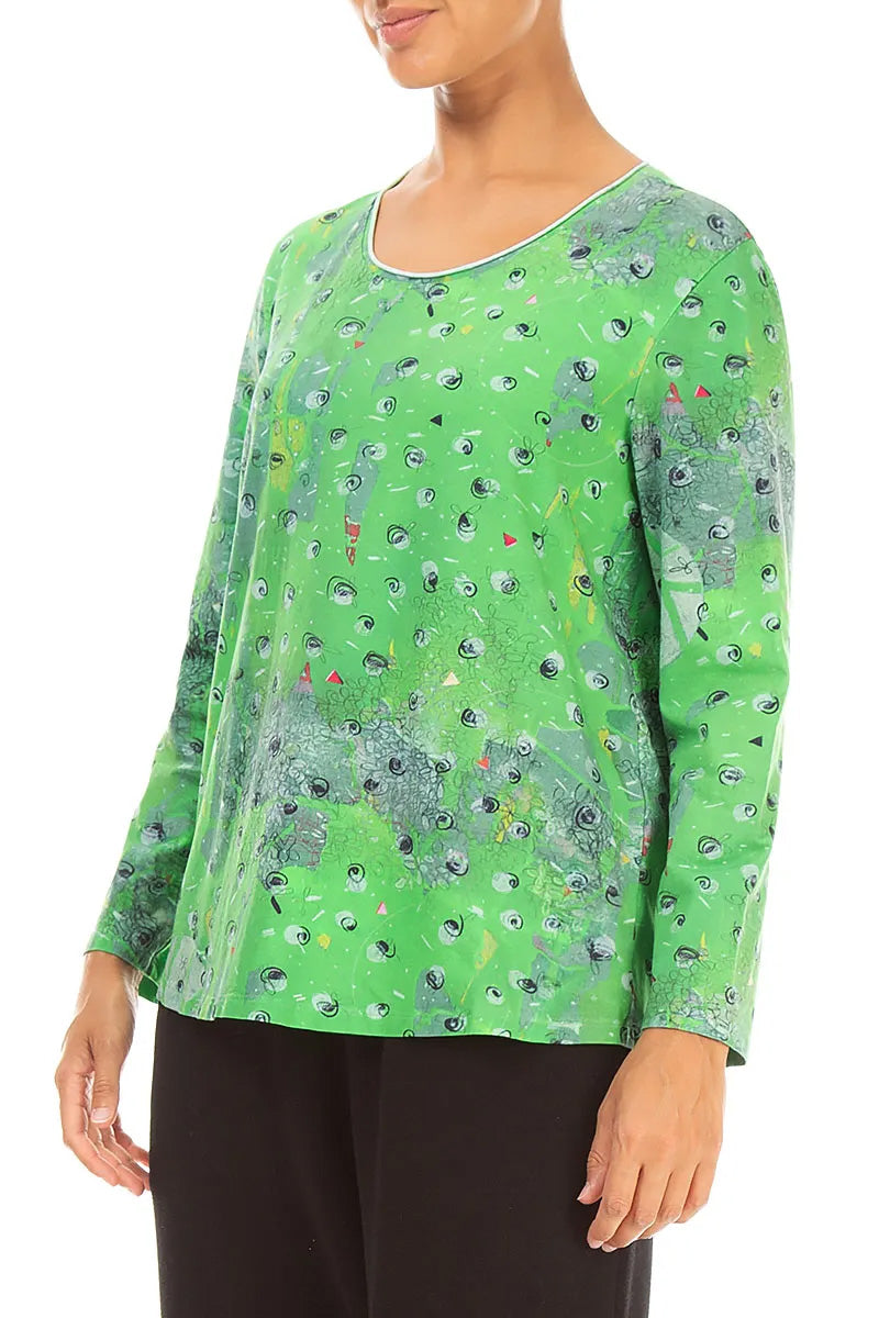 Relaxed Meadow Cotton Blouse 3