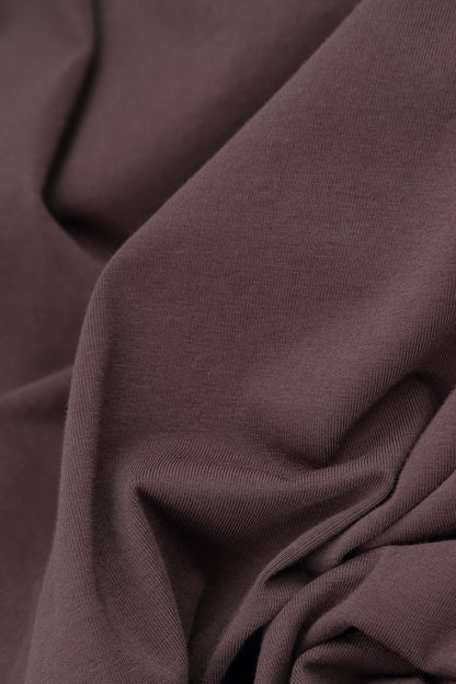 Relaxed Truffle Brown Cotton Blouse