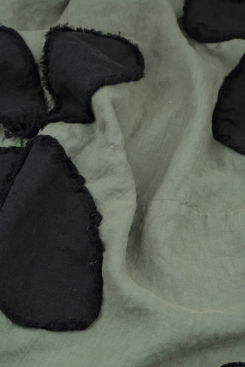 Sage Petal Linen Dress 5