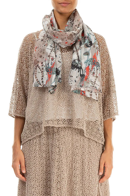 Savannah Silk Cotton Scarf 1