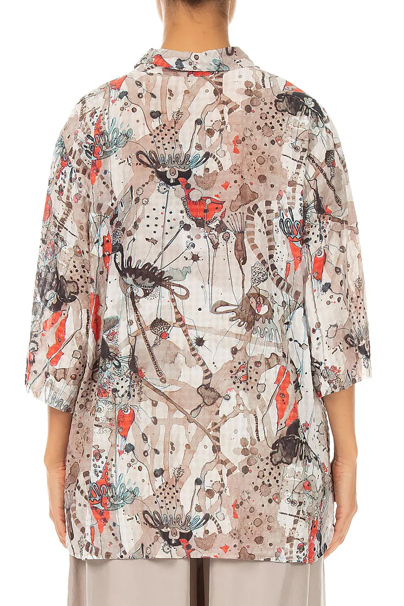 Savannah Textured Silk Shirt 2