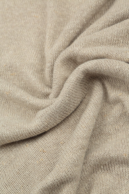 Seam Detail Natural Linen Cardigan 5