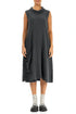 Side Pocket Graphite Linen Viscose Dress 1