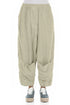Six Pockets Laurel Green Linen Trousers 1