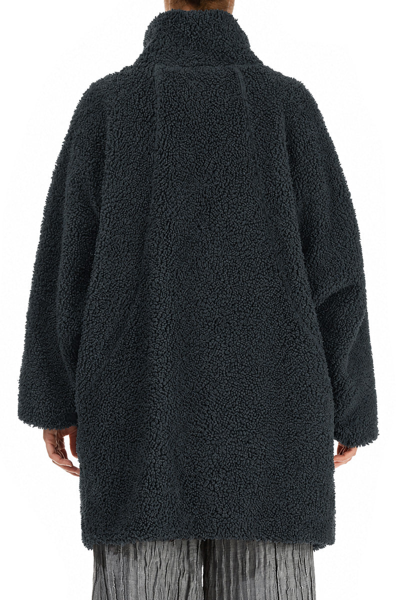 Slate Teddy Cotton Coat 2