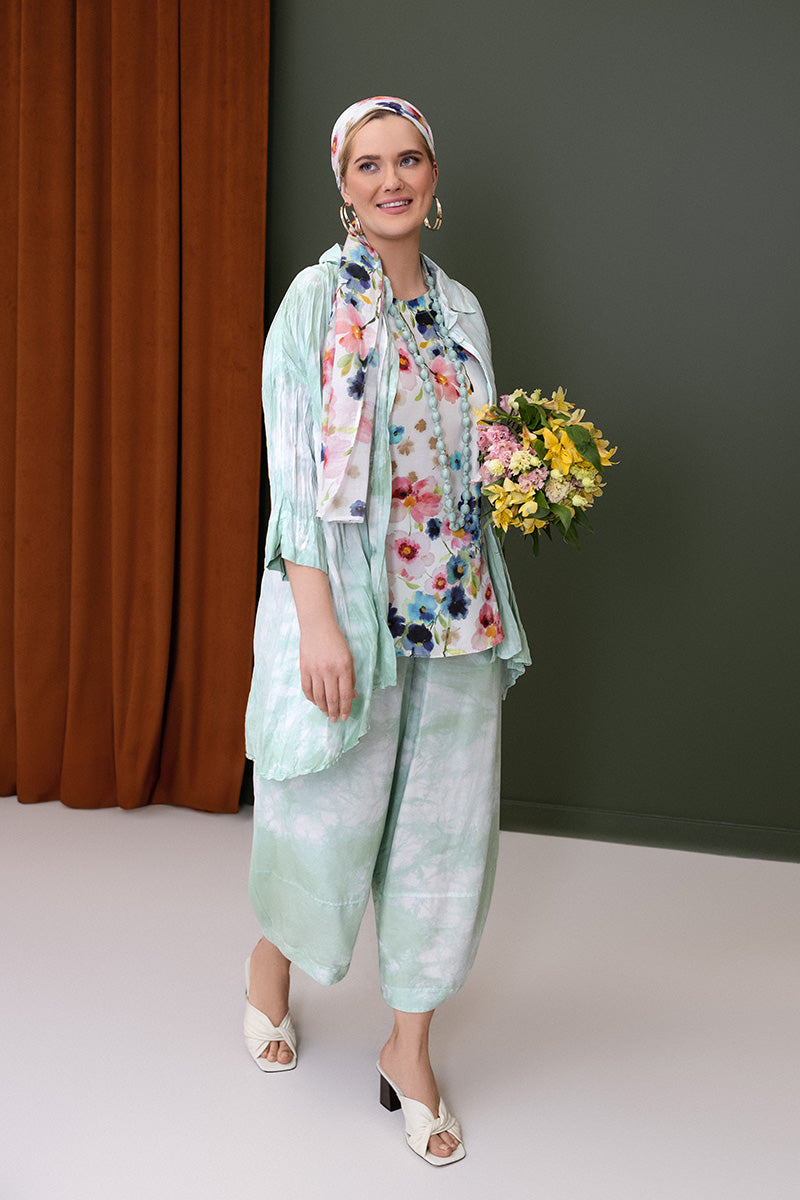 Sleeveless Primrose Silk Bamboo Top 6