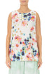Sleeveless Primrose Silk Bamboo Top 1
