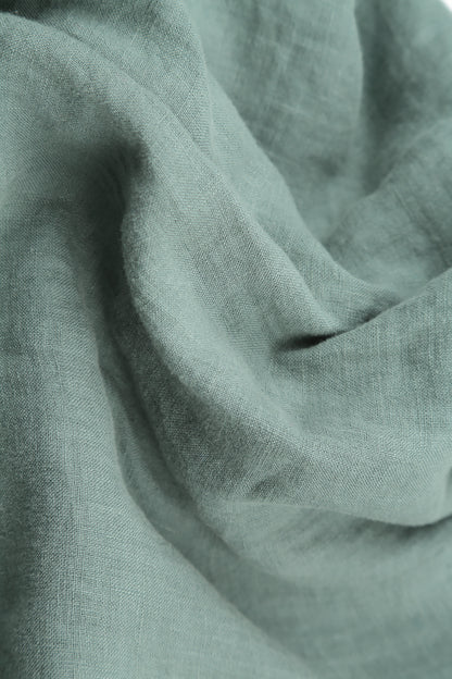Sleeveless Sage Linen Top 5