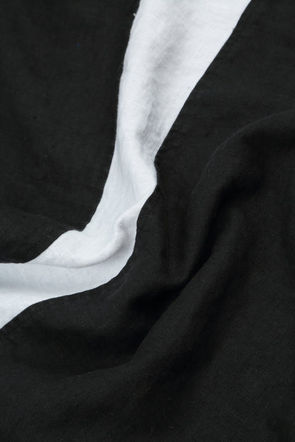 Sleeveless Two-Tone Linen Top 6