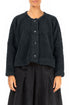 Snap Front Slate Teddy Cotton Jacket 1