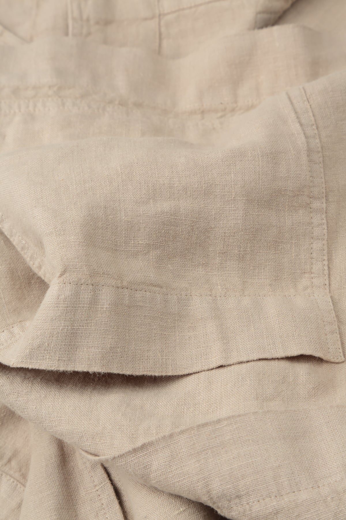Softly Structured Beige Linen Jacket 6