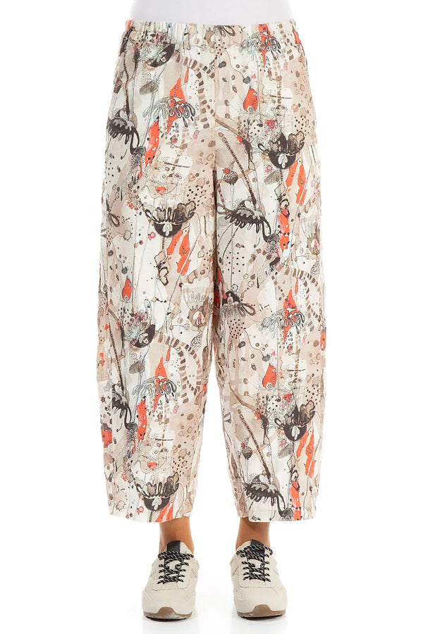 Straight Savannah Linen Trousers 1