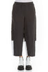 Straight Two-Tone Linen Trousers 1