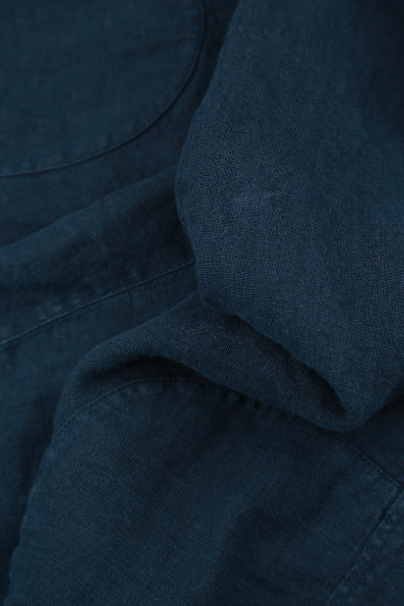Strappy Navy Linen Jumpsuit 5