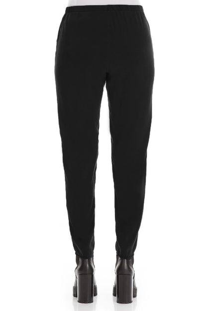 Black Silk Leggings 2