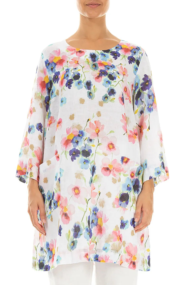 Two Pockets Primrose Linen Tunic 1