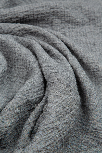 Wide Grey Wool Trousers 5
