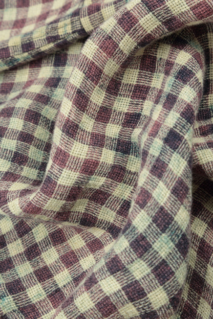 Watercolour Check Linen Shirt 7