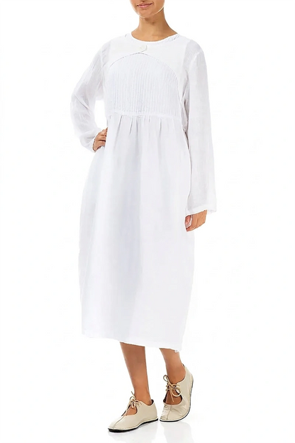 White Gauze Linen Overlay Jacket 4