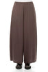 Wide Leg Truffle Brown Silk Trousers 1