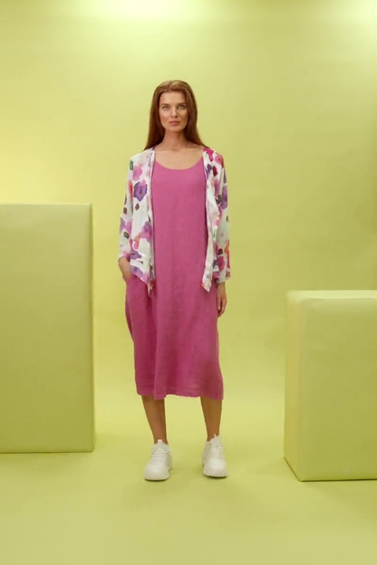 Open Blossom Gauze Linen Jacket 8