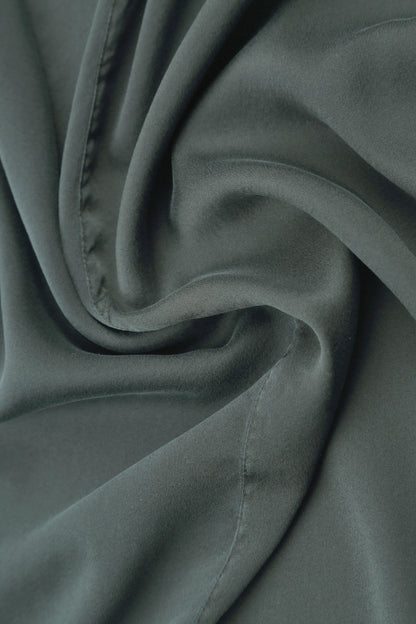 Stylish Forest Grey Silk Leggings 4