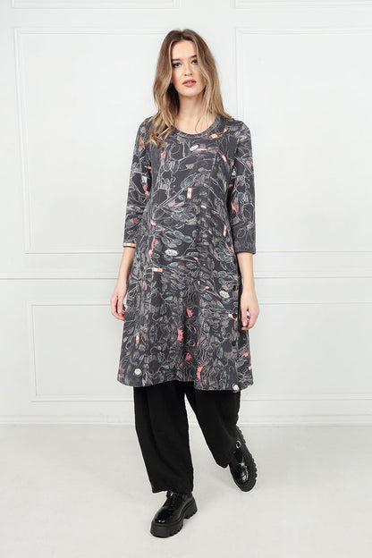 Loose Grey Wavy Cotton Trousers 5