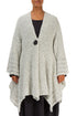 Flared Mélange Pearl Alpaca Wool Cardigan 1