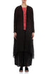 Flowy Black Light Silk Jacket 1