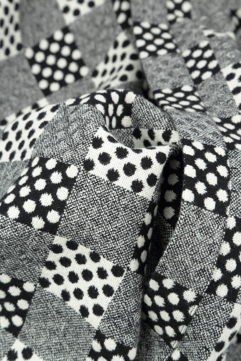 Dotty Wool Swing Coat 5