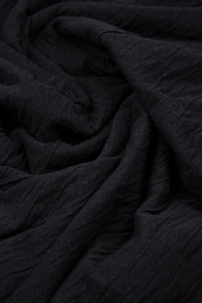 Loose Grey Wavy Cotton Trousers 4