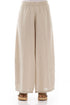 Wide Natural Linen Trousers 1